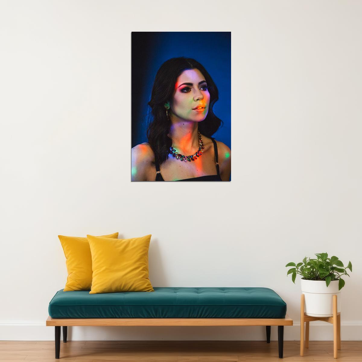 Marina And The Diamonds Singer Lambrini Diamandis Poster Wall Art Print Home Wall Decor - xonomax
