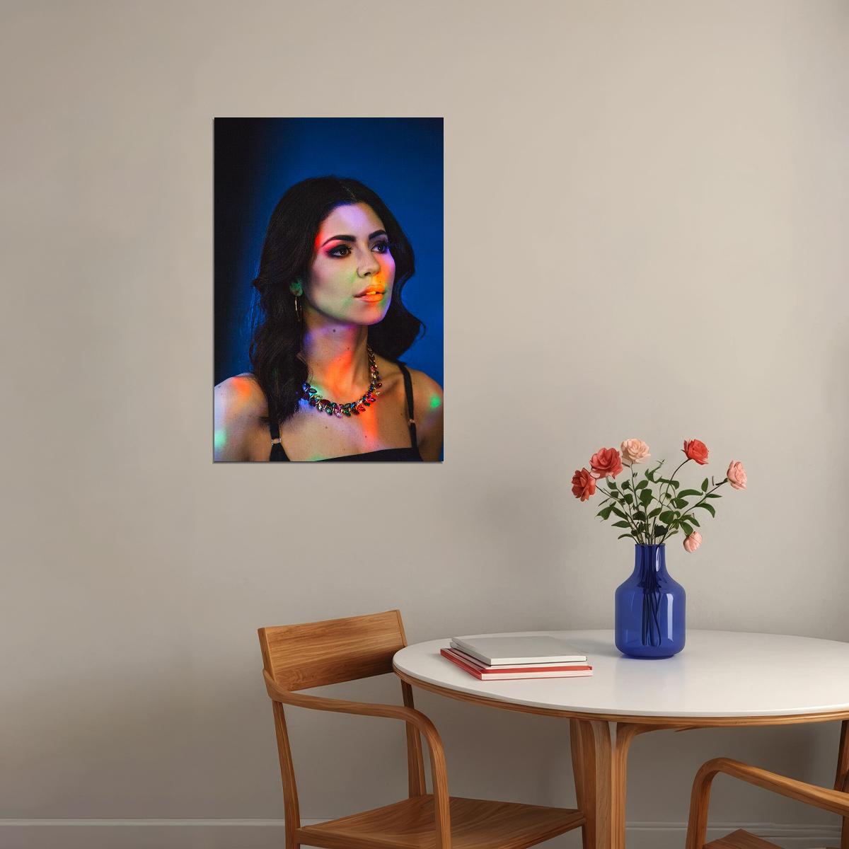Marina And The Diamonds Singer Lambrini Diamandis Poster Wall Art Print Home Wall Decor - xonomax