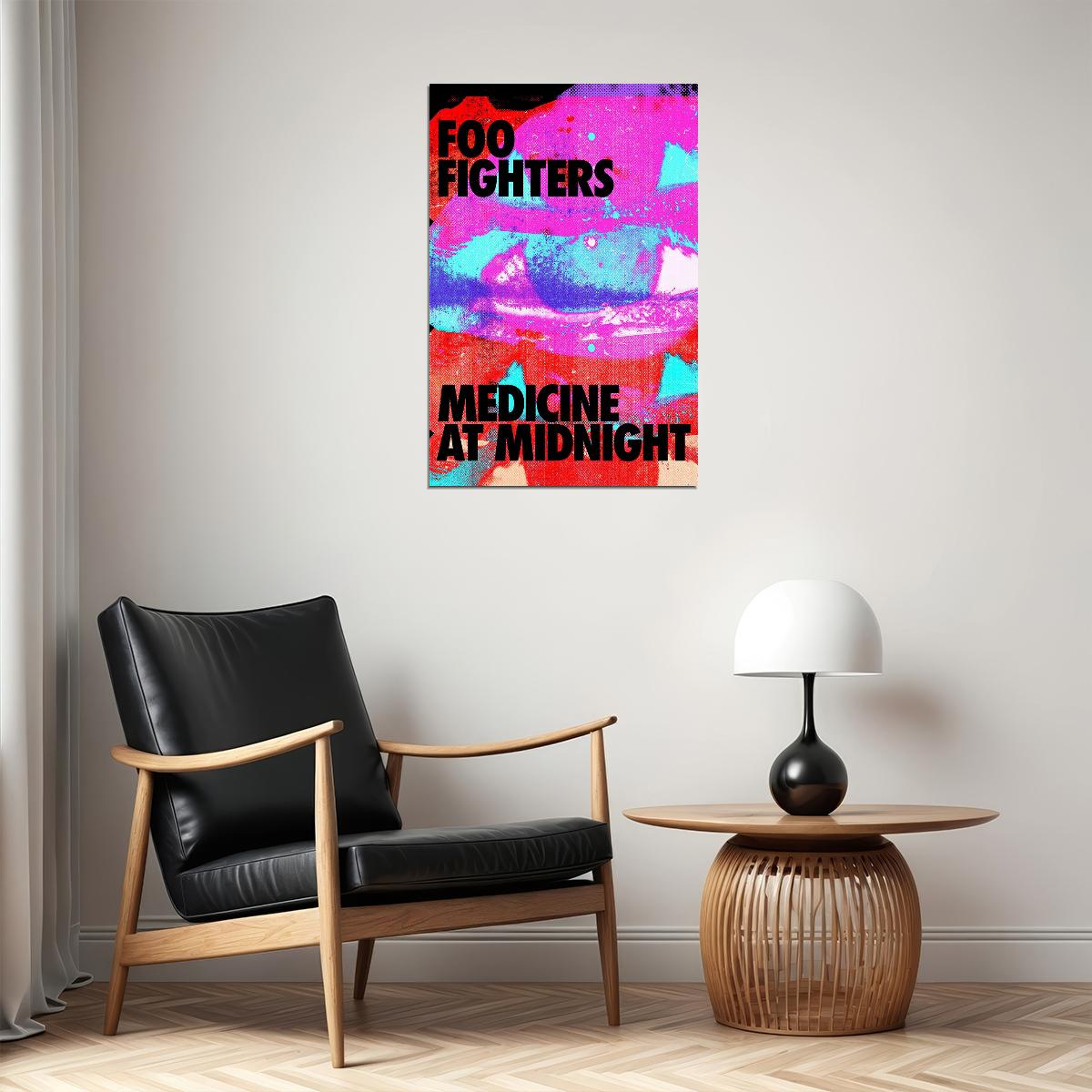 Foo Fighters Medicine At Midnight Musicians Poster Wall Art Print Home Wall Decor - xonomax