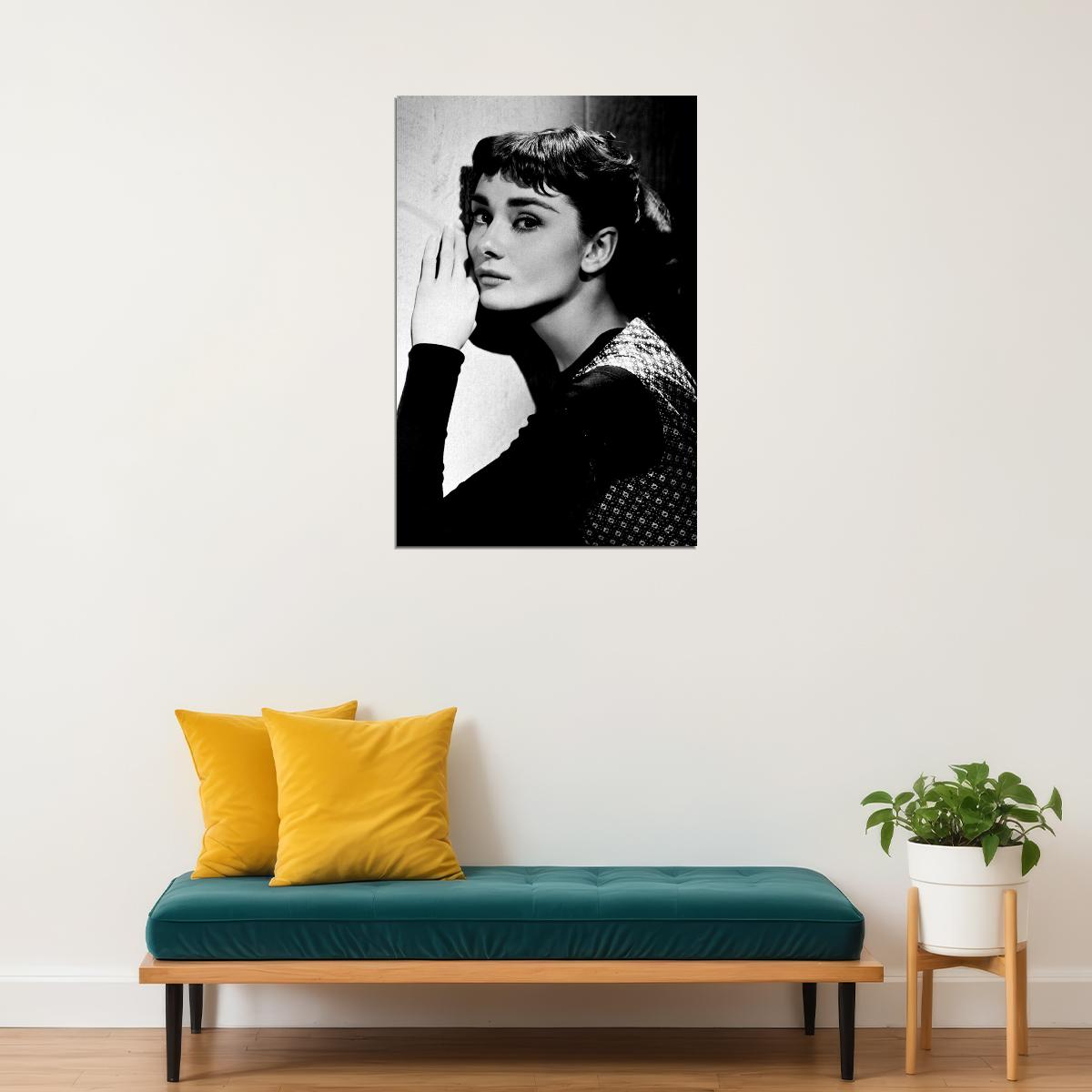 Audrey Hepburn Model Actress Fashion Charitable Poster Wall Art Print Home Wall Decor - xonomax