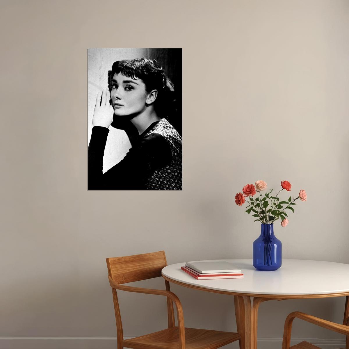 Audrey Hepburn Model Actress Fashion Charitable Poster Wall Art Print Home Wall Decor - xonomax
