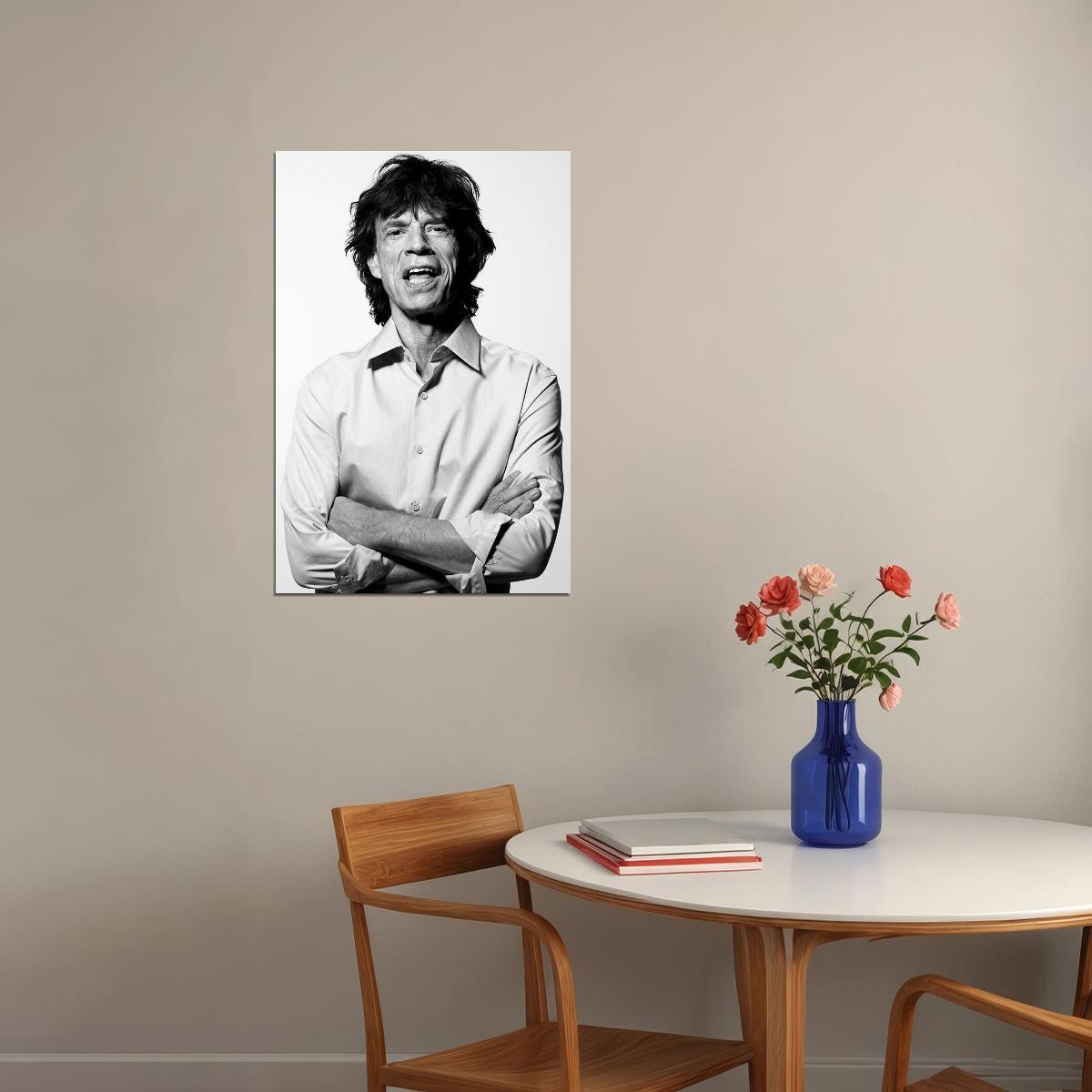 Mick Jagger Singing Musician Actor Poster Wall Art Print Home Wall Decor - xonomax