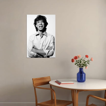 Mick Jagger Singing Musician Actor Poster Wall Art Print Home Wall Decor - xonomax