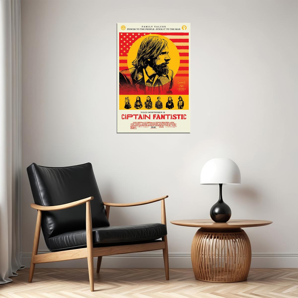 Captain Fantastic Classic Movie Comedy Drama Poster Wall Art Print Home Wall Decor - xonomax