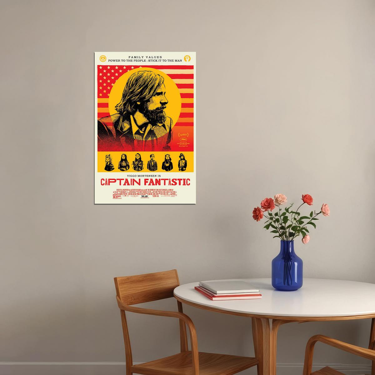 Captain Fantastic Classic Movie Comedy Drama Poster Wall Art Print Home Wall Decor - xonomax
