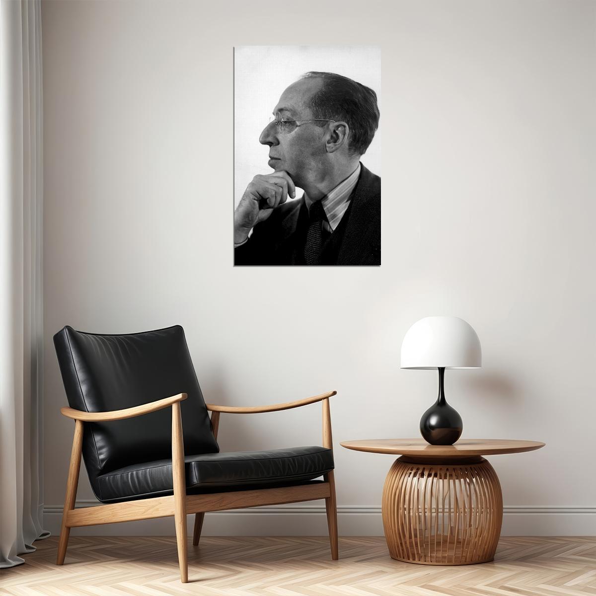Aaron Copland Conductor Music Teacher Poster Wall Art Print Home Wall Decor - xonomax