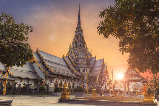Thailand Temple Beautiful Architecture Poster Wall Art Print Home Wall Decor - xonomax