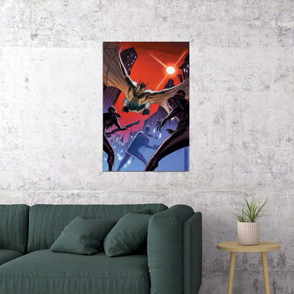 Man-bat Trying To Attack Movie Animation Poster Wall Art Print Home Wall Decor - xonomax