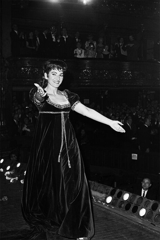 Maria Callas On Stage Opera Artist Singer Poster Wall Art Print Home Wall Decor - xonomax