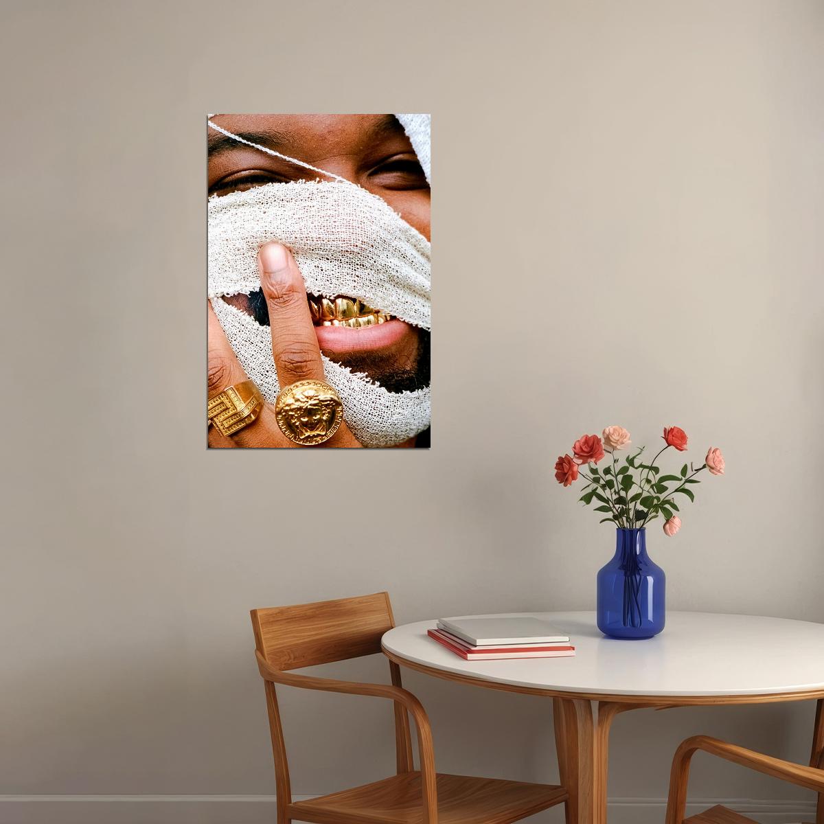 Genesis Owusu Smiling With No Teeth Music Album Poster Wall Art Print Home Wall Decor - xonomax