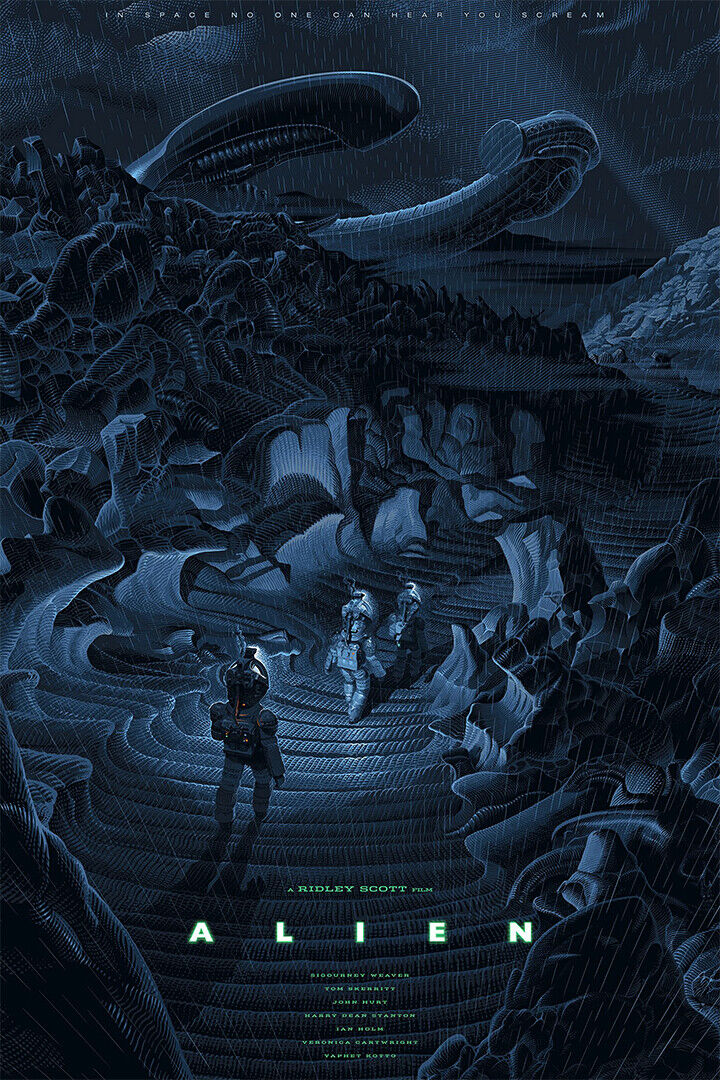 Alien Movie Action Adventure Poster Wall Art Print Home Wall Decor - xonomax