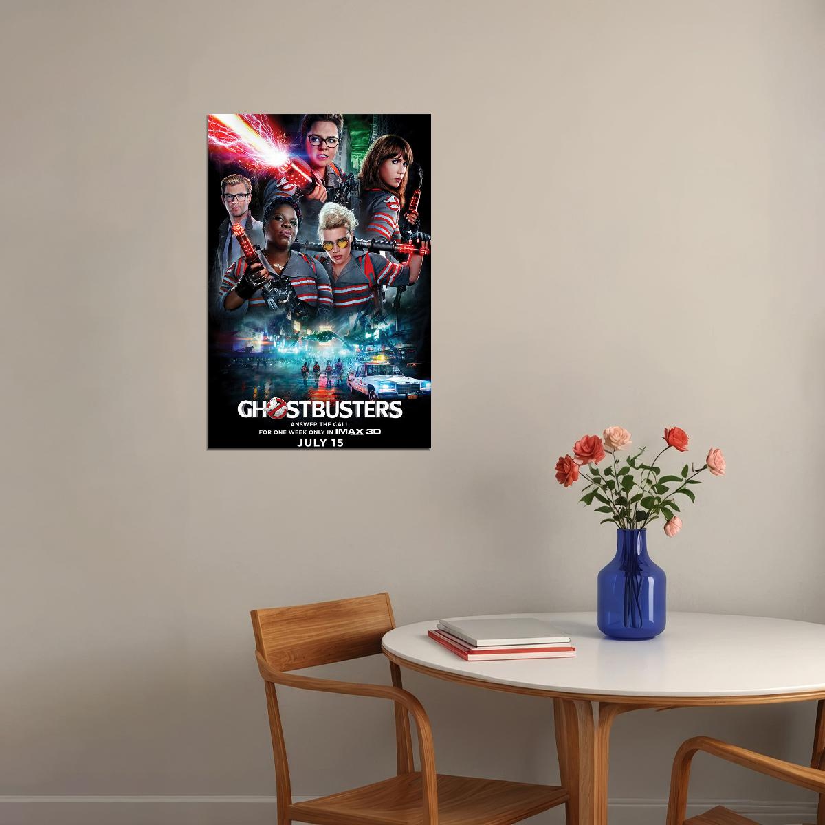 Ghostbusters 2016 Movie Comedy Fantasy Poster Wall Art Print Home Wall Decor - xonomax