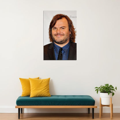 Portrait Of Jack Black Actor Poster Wall Art Print Home Wall Decor - xonomax