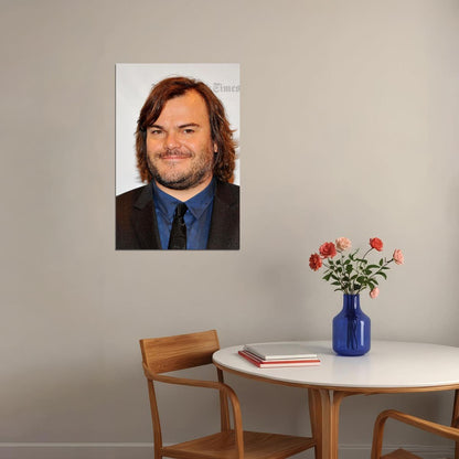 Portrait Of Jack Black Actor Poster Wall Art Print Home Wall Decor - xonomax