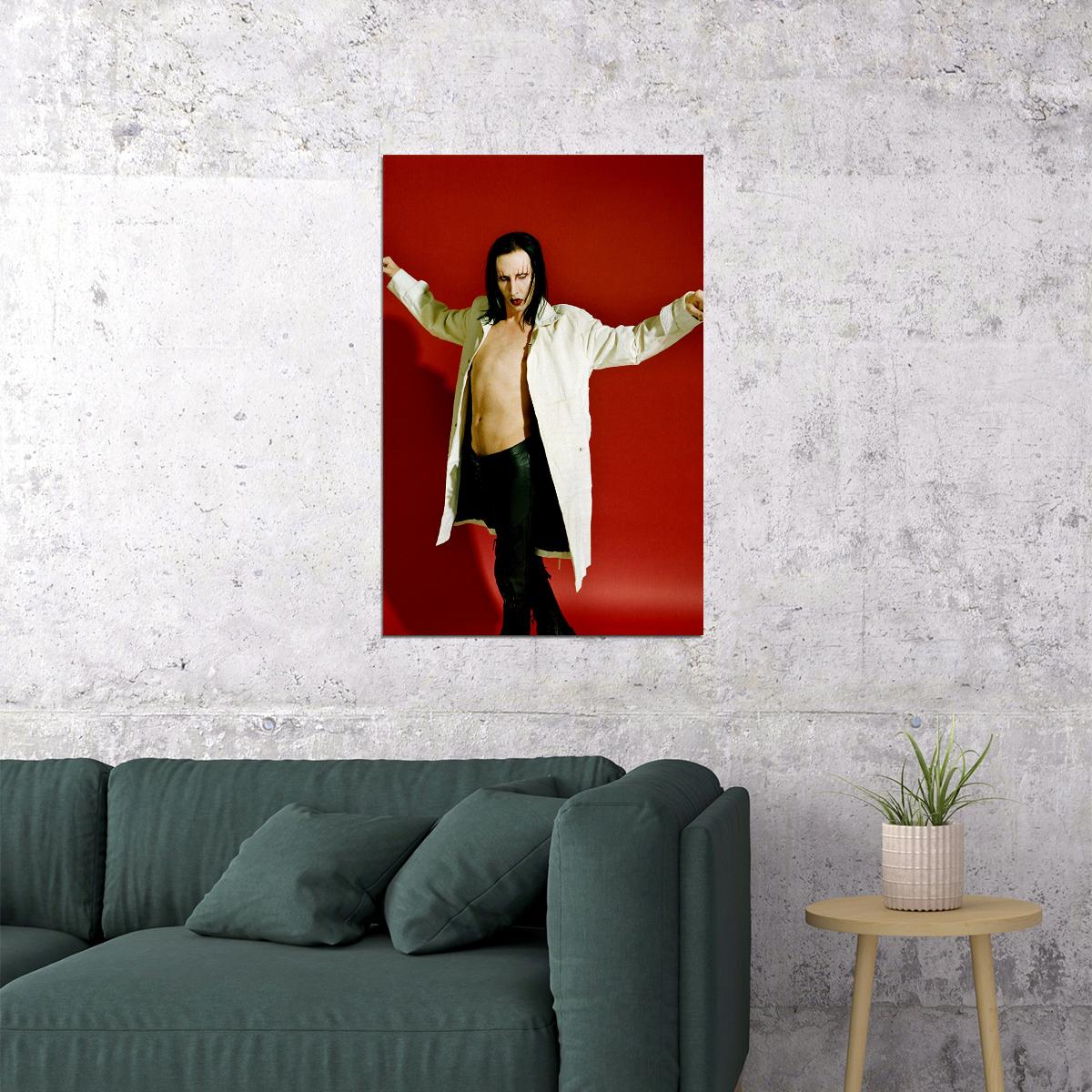 Marilyn Manson Singer Actress Poster Wall Art Print Home Wall Decor - xonomax