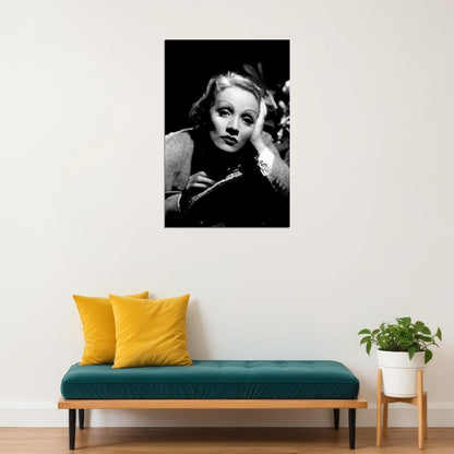 German Actress Marlene Dietrich Singer Poster Wall Art Print Home Wall Decor - xonomax