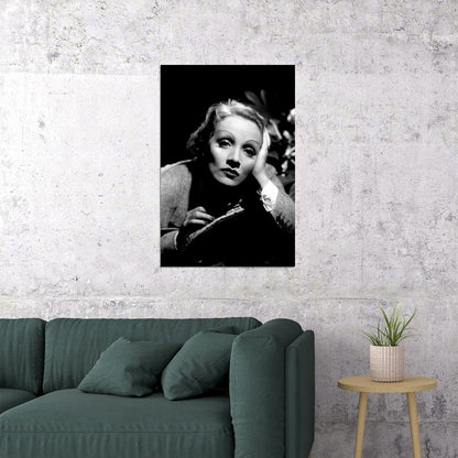 German Actress Marlene Dietrich Singer Poster Wall Art Print Home Wall Decor - xonomax