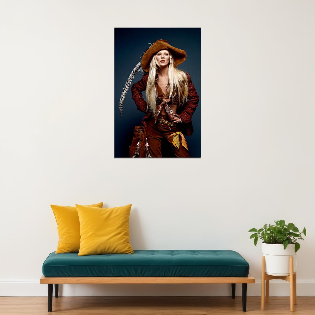 Kate Moss Artist Supermodel Fashion Poster Wall Art Print Home Wall Decor - xonomax