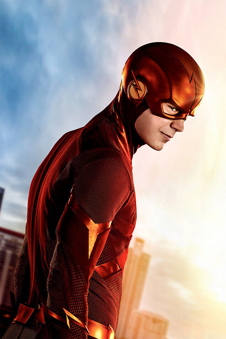 Hot Movie Tv Shows Series The Flash Superhero Movie Poster Wall Art Print Home Wall Decor - xonomax