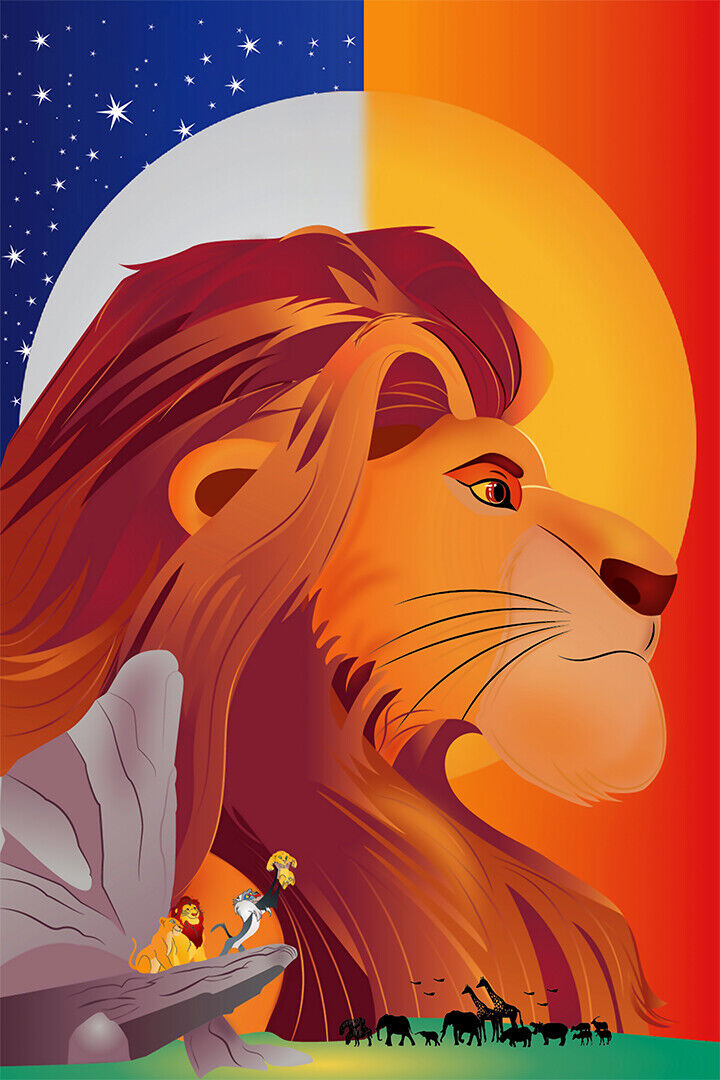 Lion King Movie Animation Drama Poster Wall Art Print Home Wall Decor - xonomax