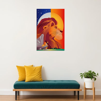 Lion King Movie Animation Drama Poster Wall Art Print Home Wall Decor - xonomax
