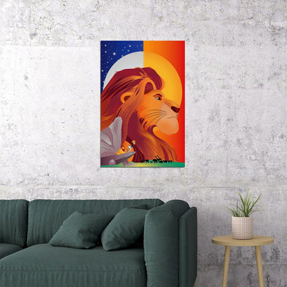 Lion King Movie Animation Drama Poster Wall Art Print Home Wall Decor - xonomax