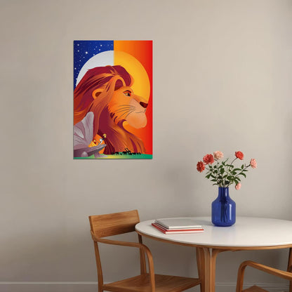 Lion King Movie Animation Drama Poster Wall Art Print Home Wall Decor - xonomax