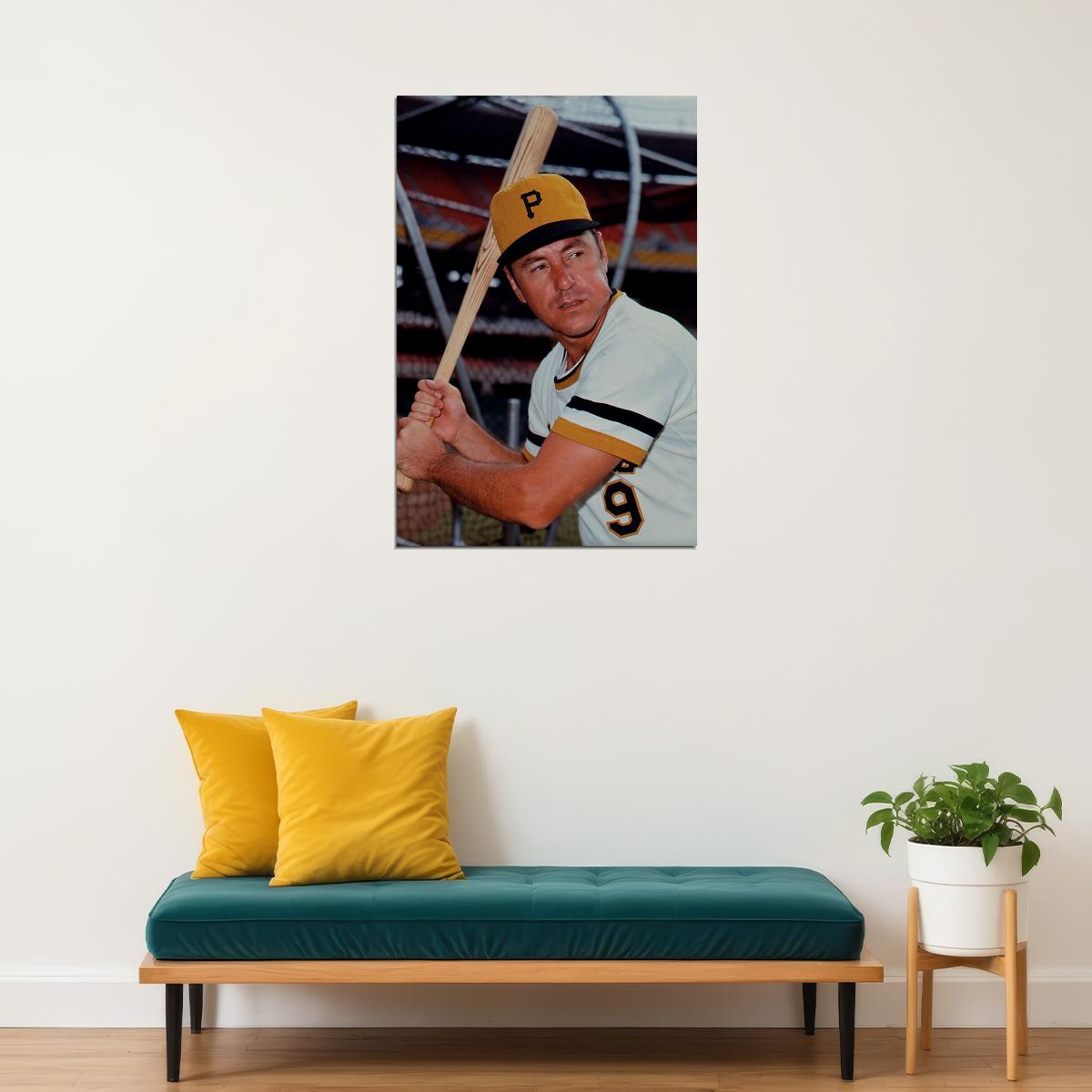 Bill Mazeroski Baseball Player Poster Wall Art Print Home Wall Decor - xonomax