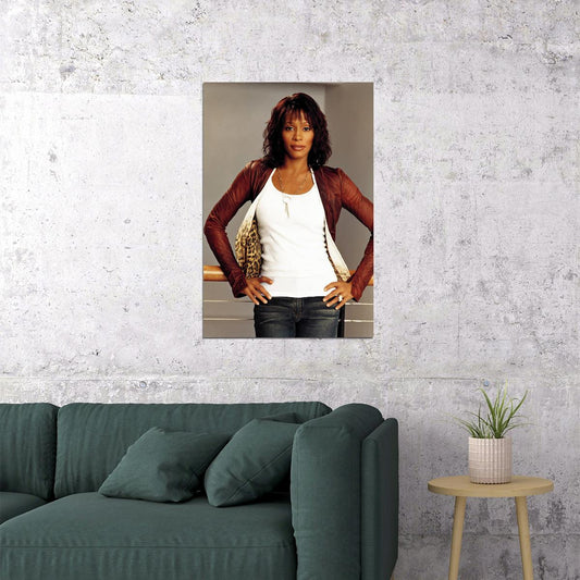 Whitney Houston Composer Actor Poster Wall Art Print Home Wall Decor - xonomax