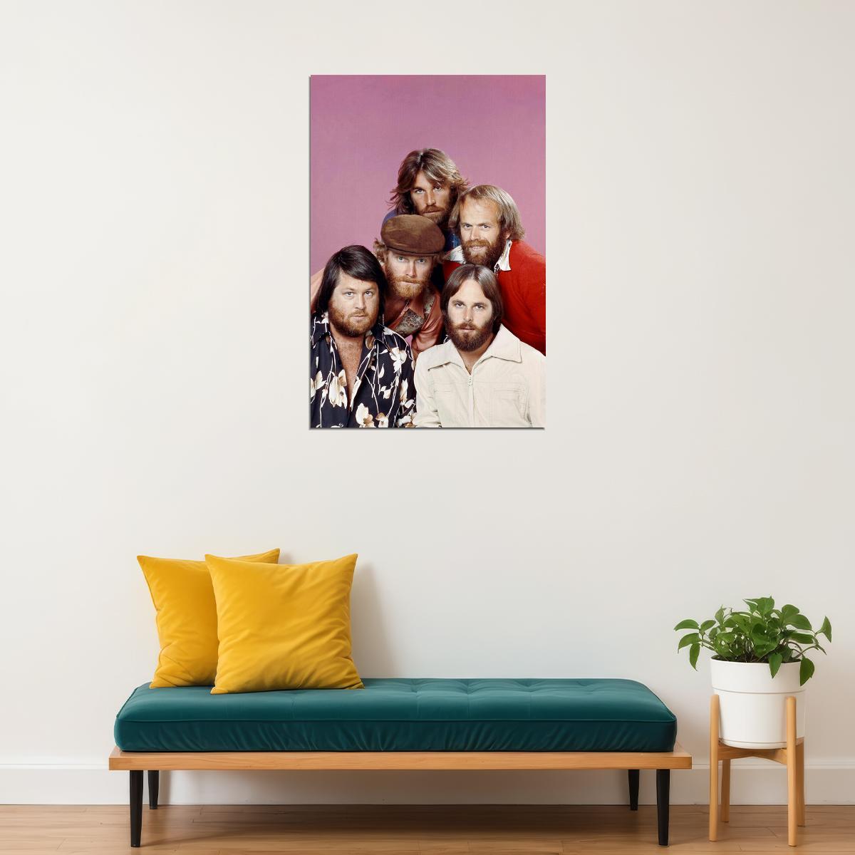 The Beach Boys Rock Musicians Poster Wall Art Print Home Wall Decor - xonomax