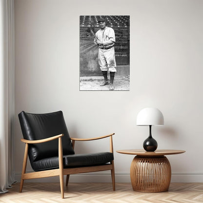 Honus Wagner Seated Holding Baseball Bat Poster Wall Art Print Home Wall Decor - xonomax