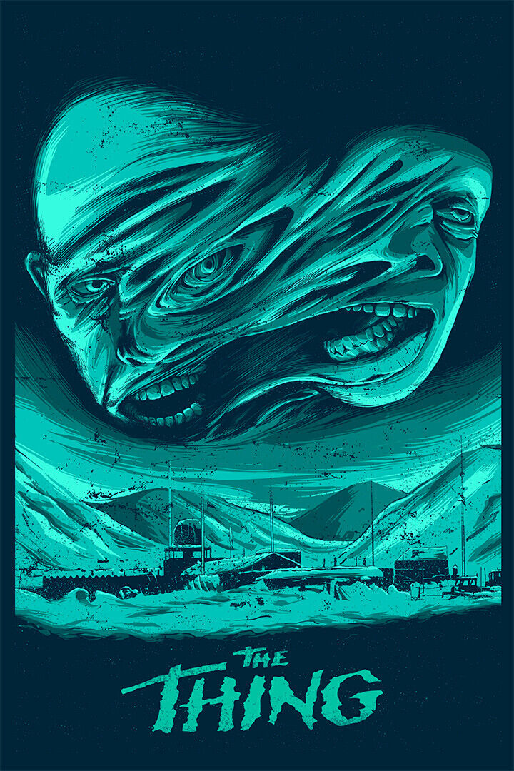 The Thing Classic Horror Movie Poster Wall Art Print Home Wall Decor - xonomax