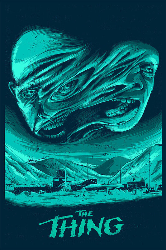 The Thing Classic Horror Movie Poster Wall Art Print Home Wall Decor - xonomax