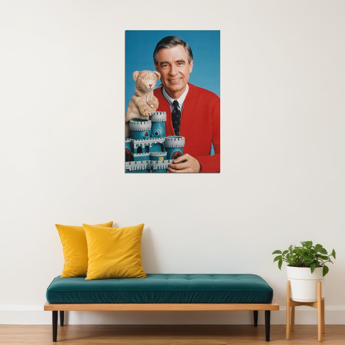 Mister Rogers Entertaining Children Poster Wall Art Print Home Wall Decor - xonomax