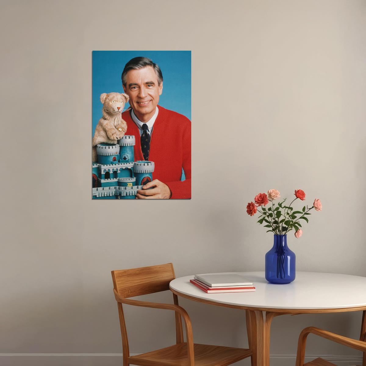 Mister Rogers Entertaining Children Poster Wall Art Print Home Wall Decor - xonomax