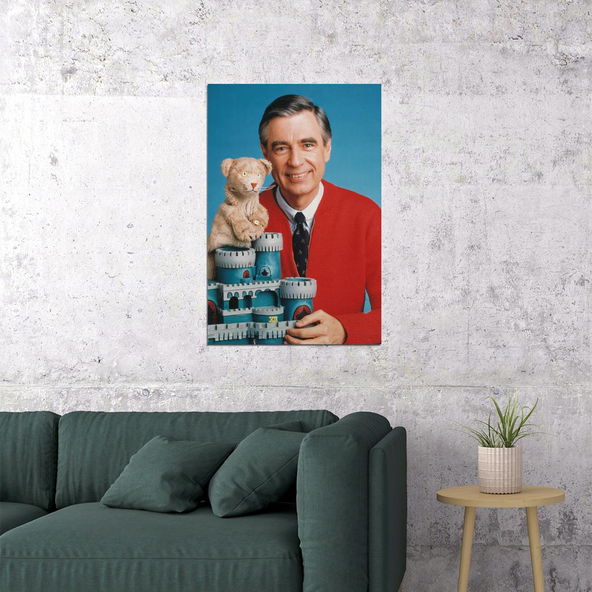Mister Rogers Entertaining Children Poster Wall Art Print Home Wall Decor - xonomax
