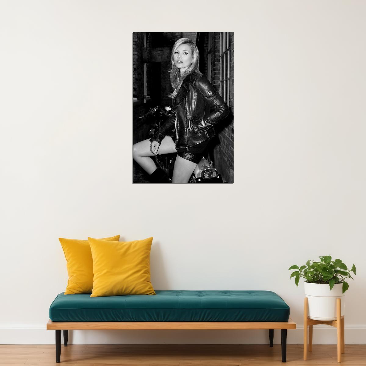 Kate Moss Matchless Campaign Poster Wall Art Print Home Wall Decor - xonomax