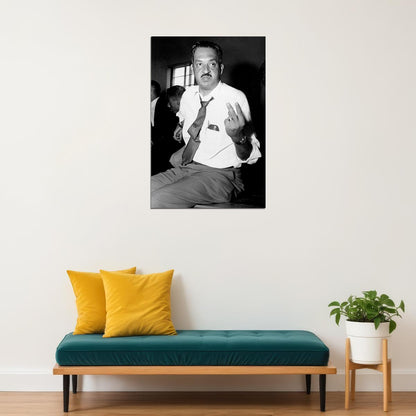 Thurgood Marshall At Naacp Meeting Poster Wall Art Print Home Wall Decor - xonomax