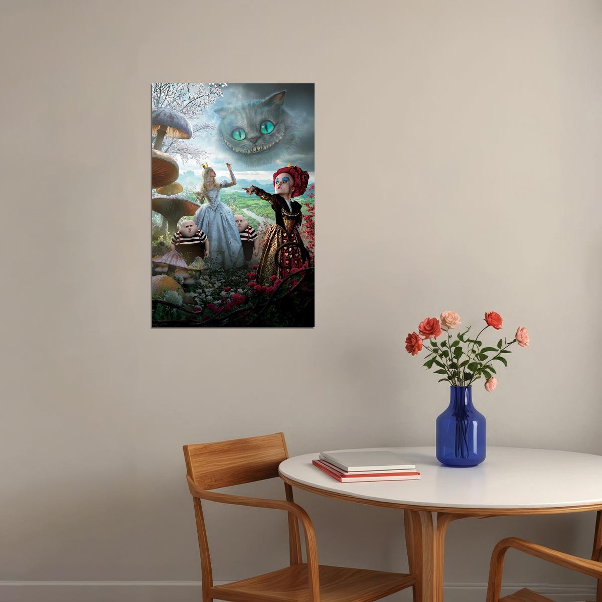 Alice In Wonderland Movie Fantasy Poster Wall Art Print Home Wall Decor - xonomax