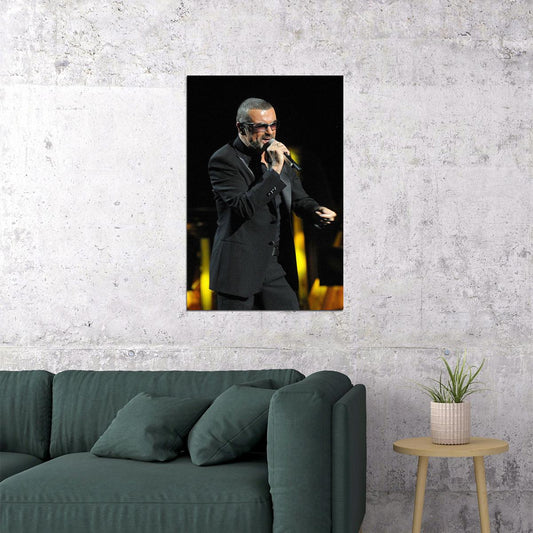 George Michael Singing Music Producer Poster Wall Art Print Home Wall Decor - xonomax