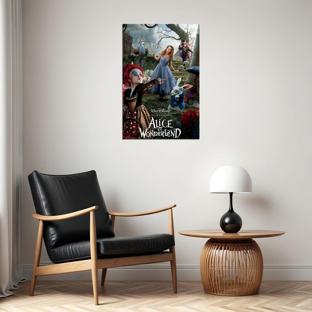 Alice In Wonderland Movie Fantasy Poster Wall Art Print Home Wall Decor - xonomax