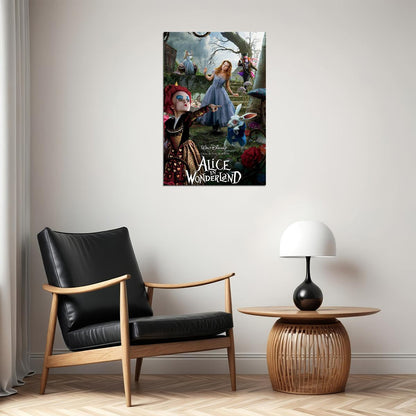 Alice In Wonderland Movie Fantasy Poster Wall Art Print Home Wall Decor - xonomax