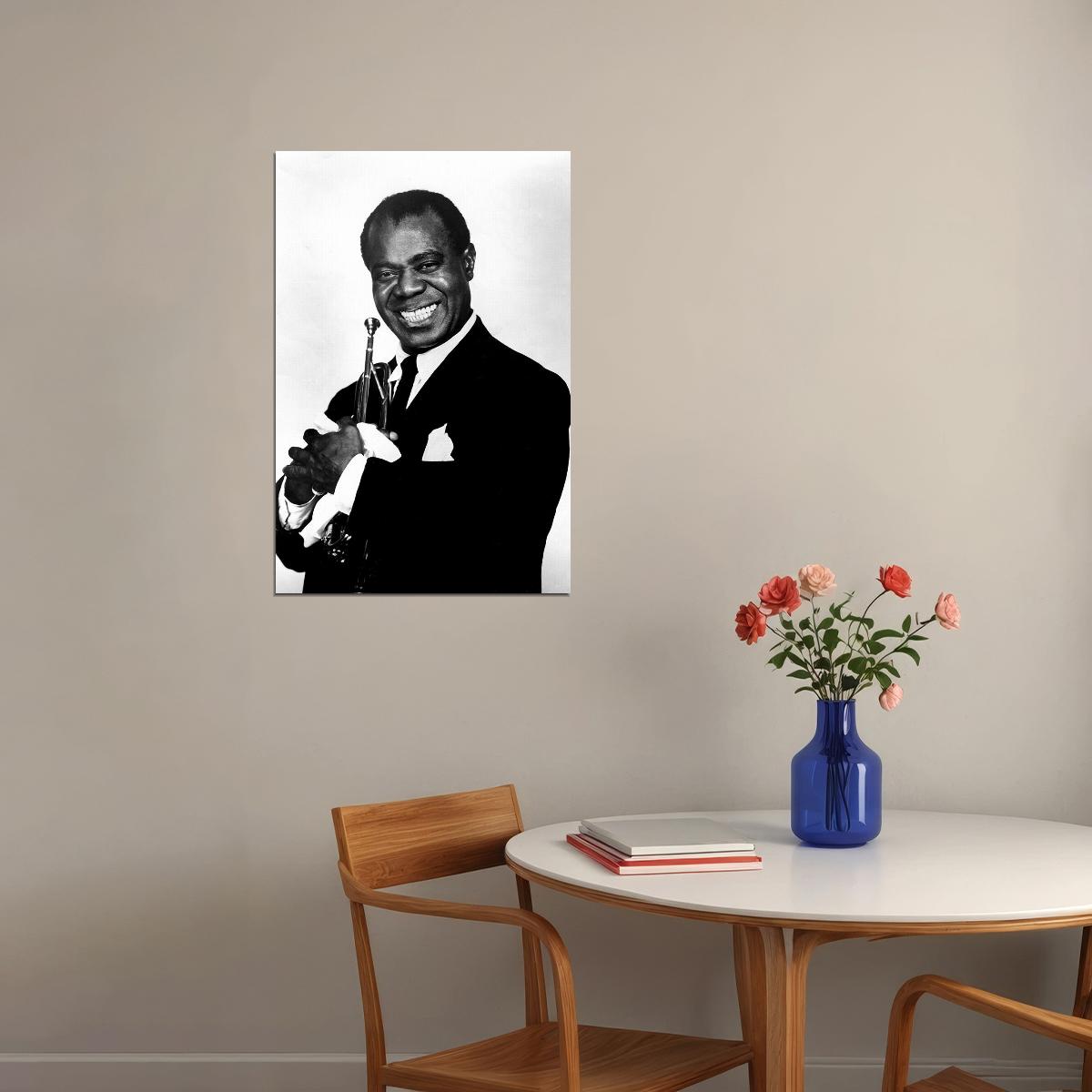 Louis Armstrong Concert Poster Wall Art Print Home Wall Decor - xonomax