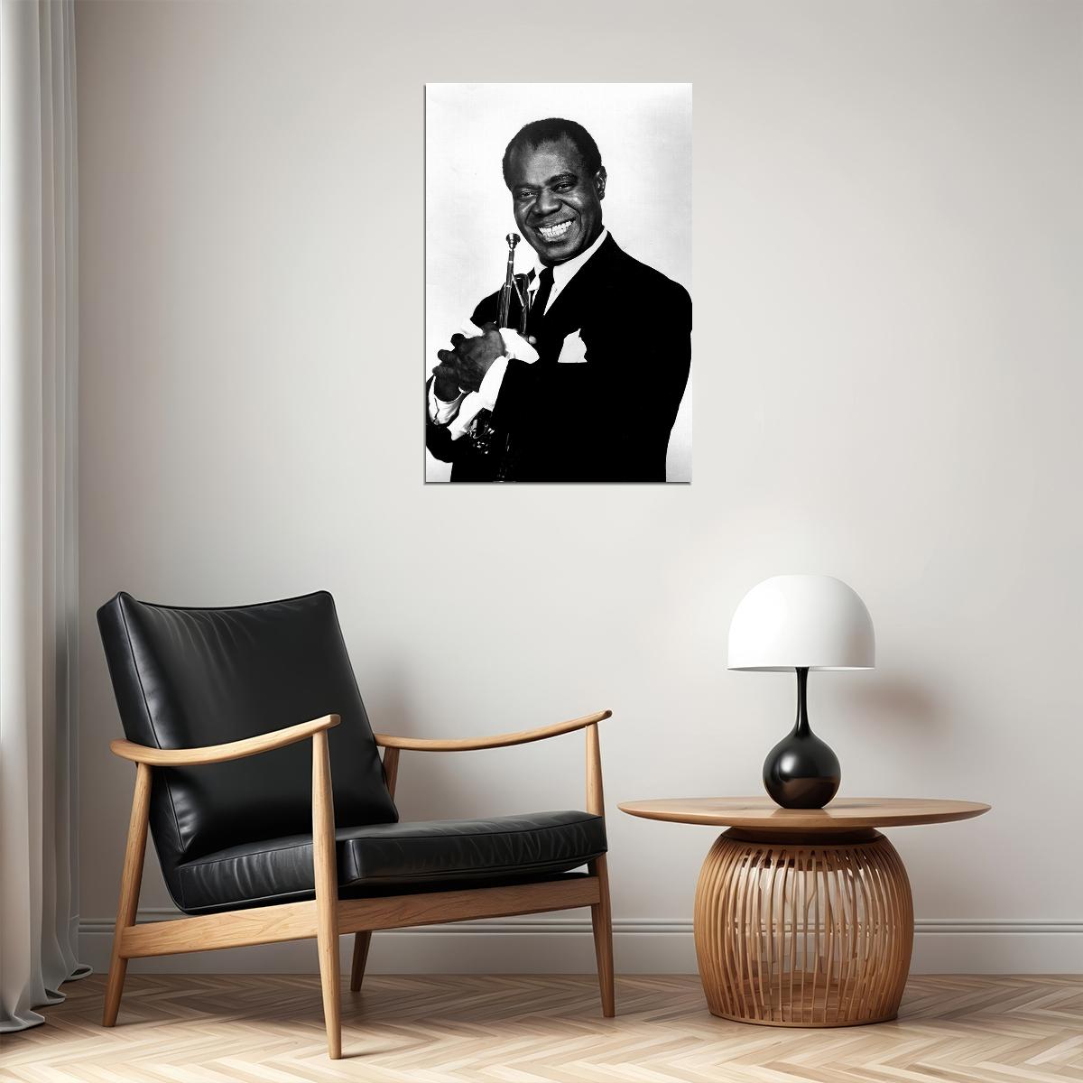Louis Armstrong Concert Poster Wall Art Print Home Wall Decor - xonomax