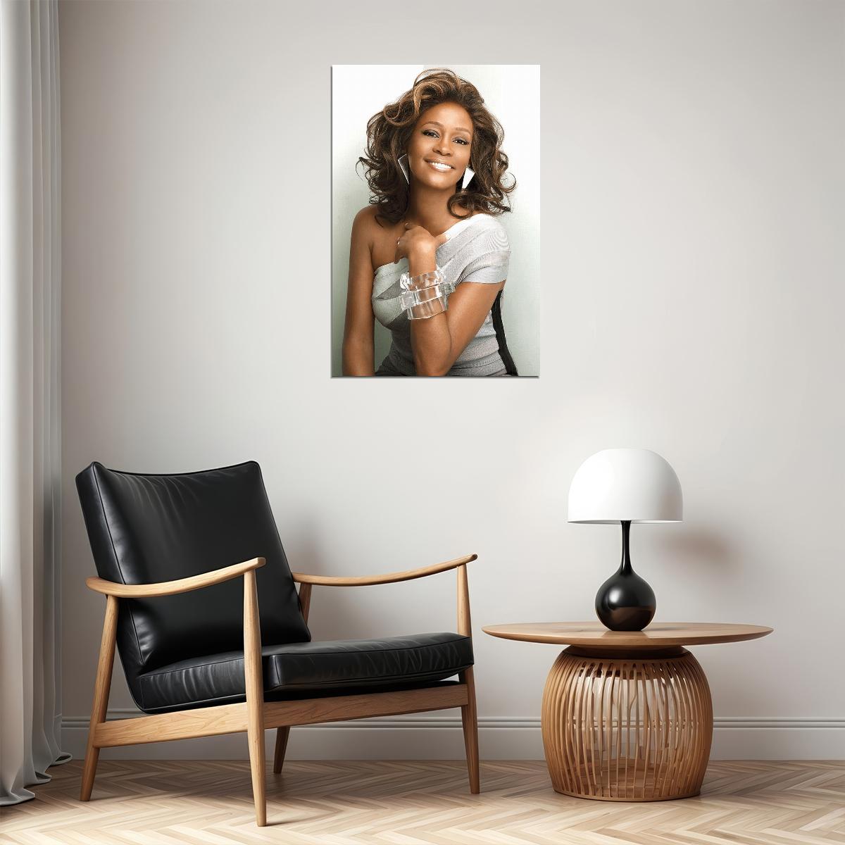 Whitney Houston Singer Musician Artist Poster Wall Art Print Home Wall Decor - xonomax