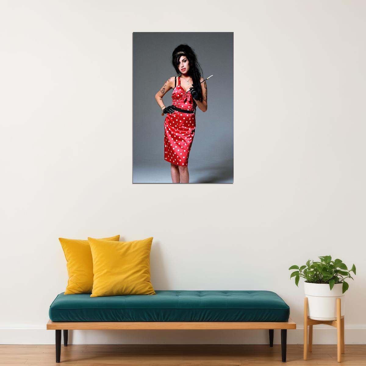 Amy Winehouse British Singer Songwriter Poster Wall Art Print Home Wall Decor - xonomax