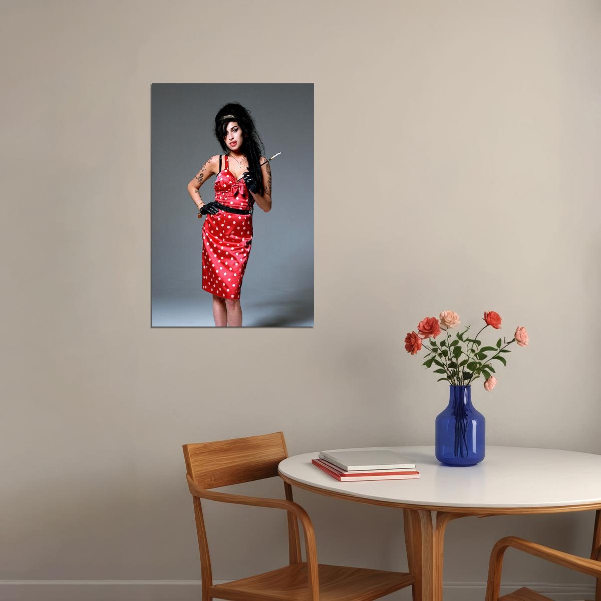 Amy Winehouse British Singer Songwriter Poster Wall Art Print Home Wall Decor - xonomax