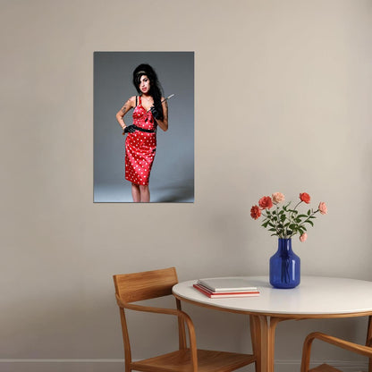 Amy Winehouse British Singer Songwriter Poster Wall Art Print Home Wall Decor - xonomax