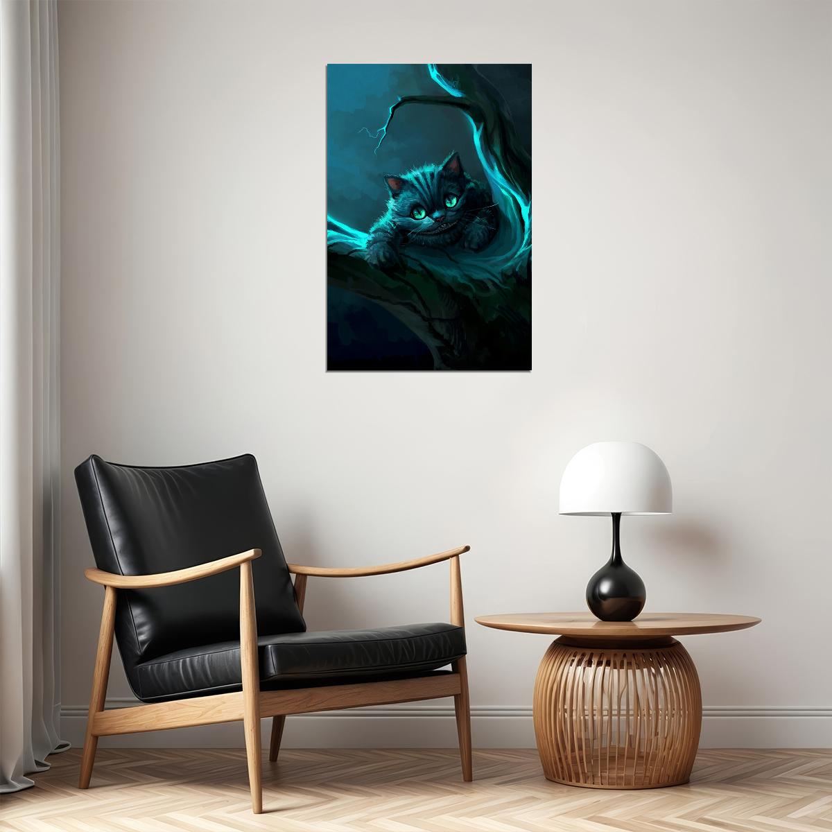 Cheshire Cat Alice In Wonderland Animation Movie Poster Wall Art Print Home Wall Decor - xonomax