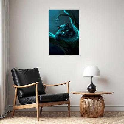 Cheshire Cat Alice In Wonderland Animation Movie Poster Wall Art Print Home Wall Decor - xonomax